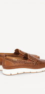 DAMES INSTAPSCHOENEN-Bruin leer
