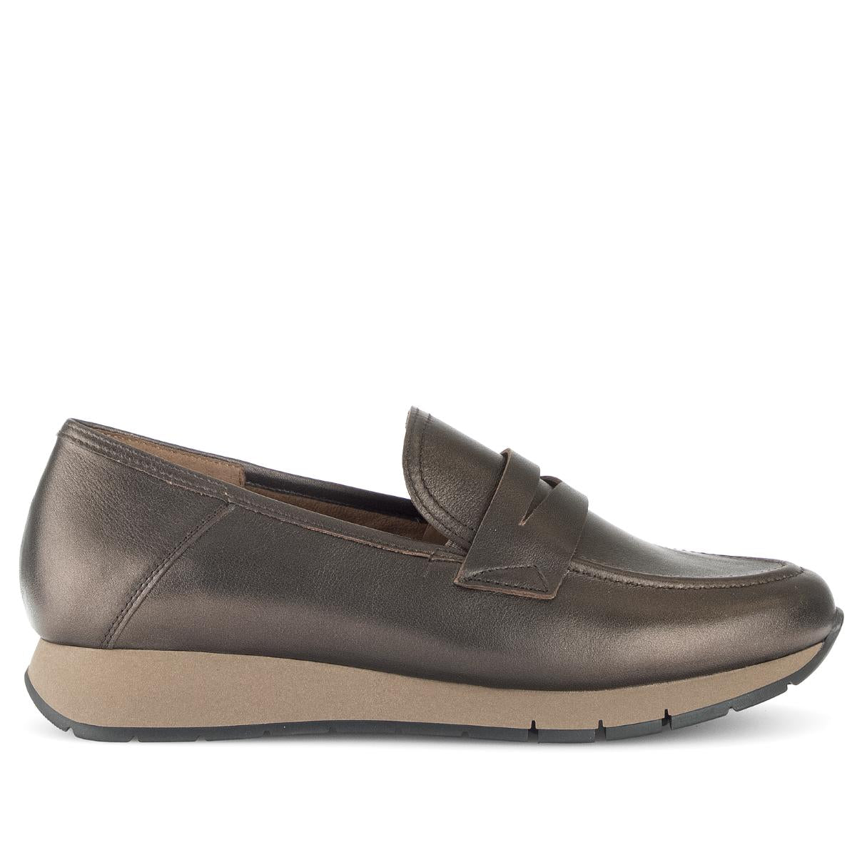 DAMES SPORTIEVE VETERSCHO-Brons leer