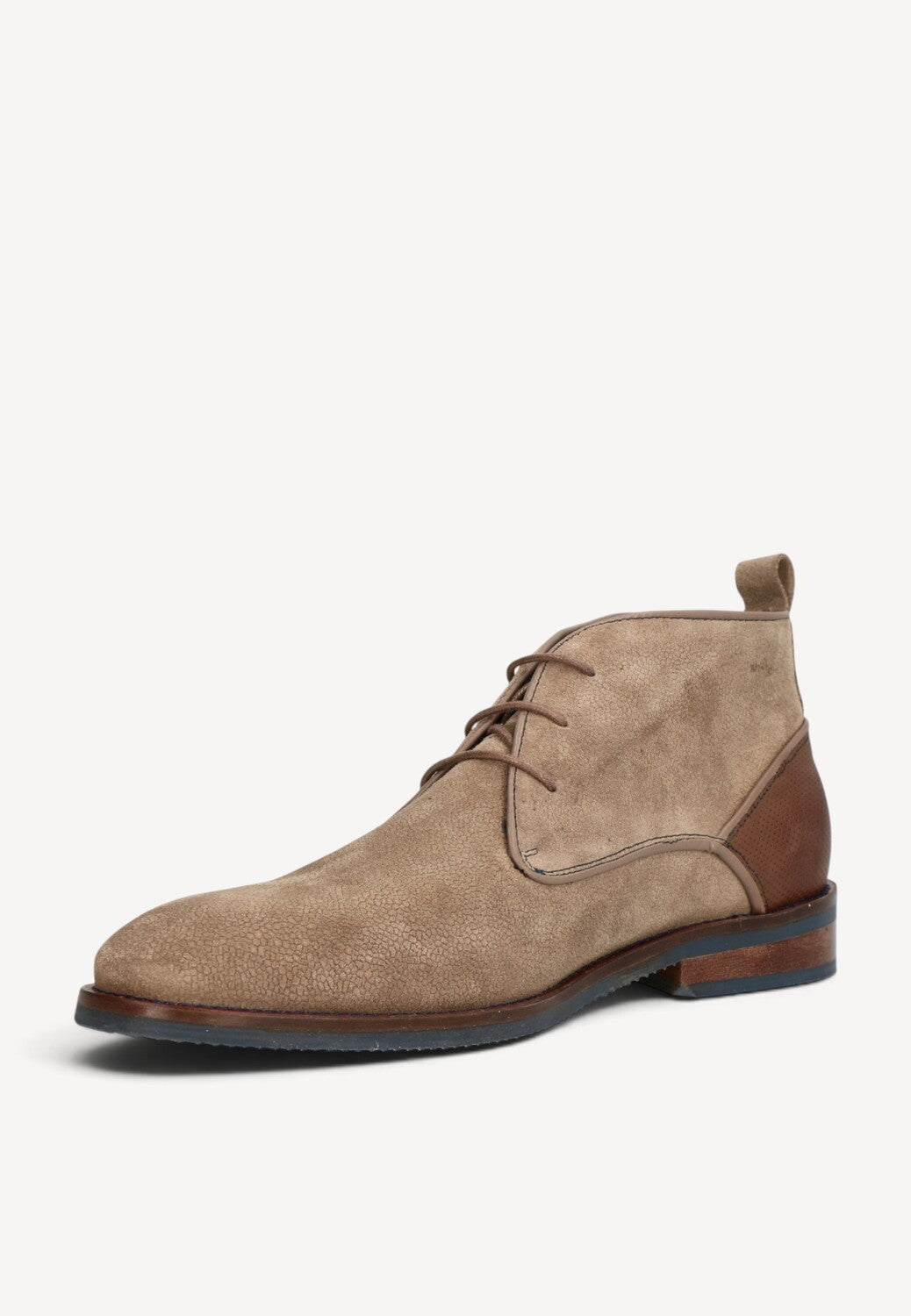 Heren boots-Beige suède/nubuck