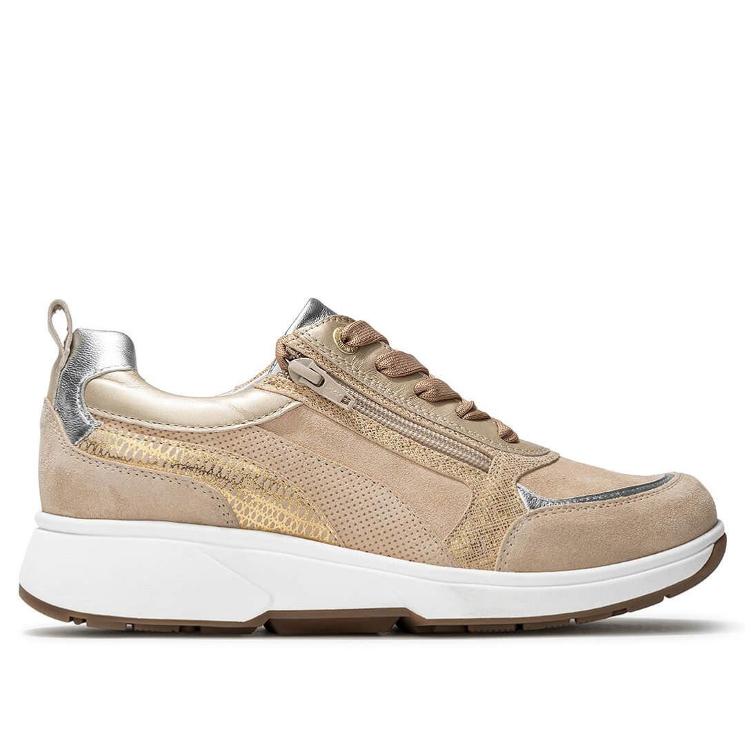 DAMES SPORTIEVE VETERSCHO-Beige suède/nubuck