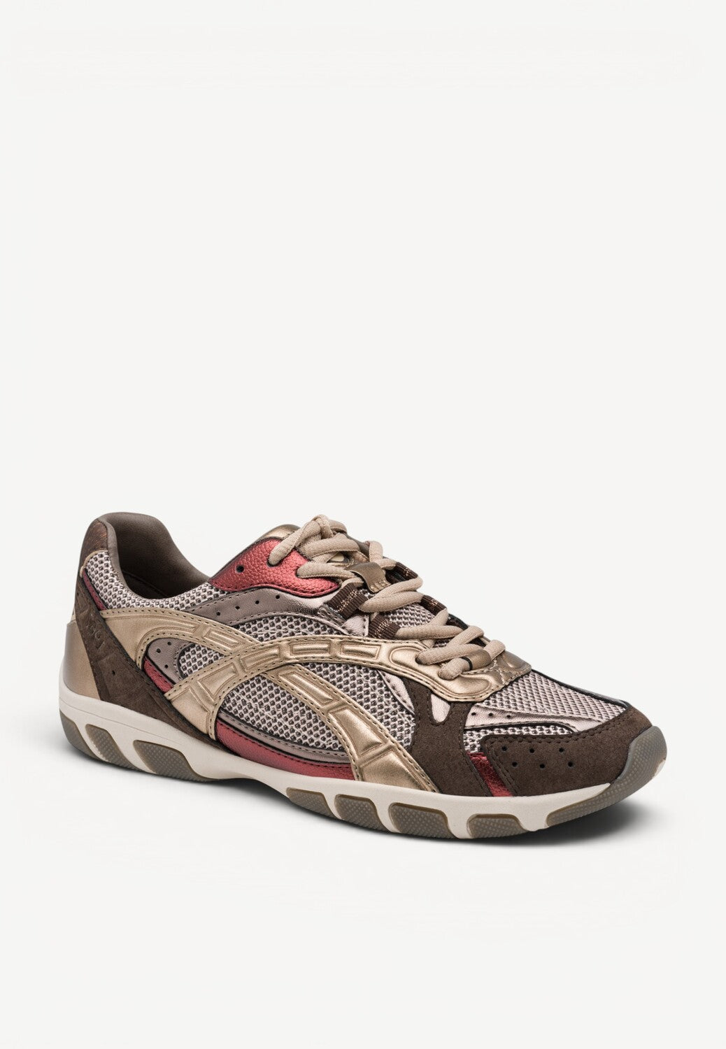 DAMES SPORTIEVE VETERSCHO-Brons combi kleur