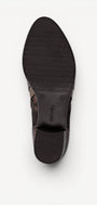 DAMES BOOTS+KORT LAARS-Brons leer