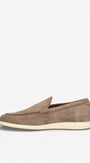 Heren instapper-Beige suède/nubuck