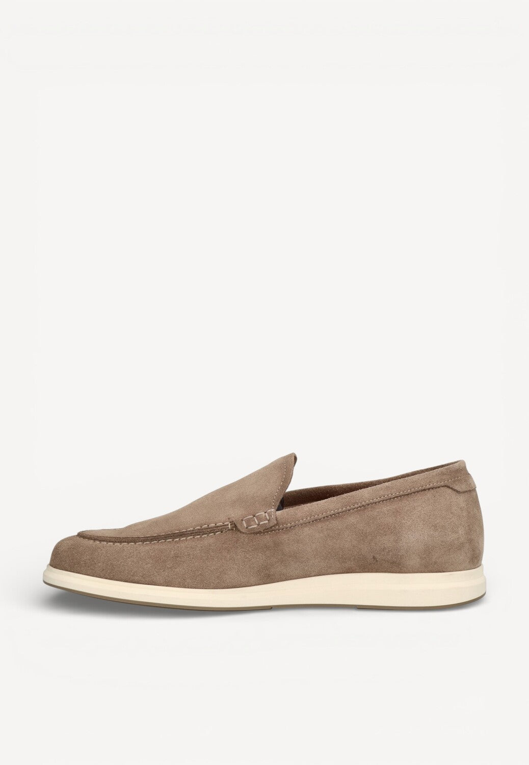 Heren instapper-Beige suède/nubuck