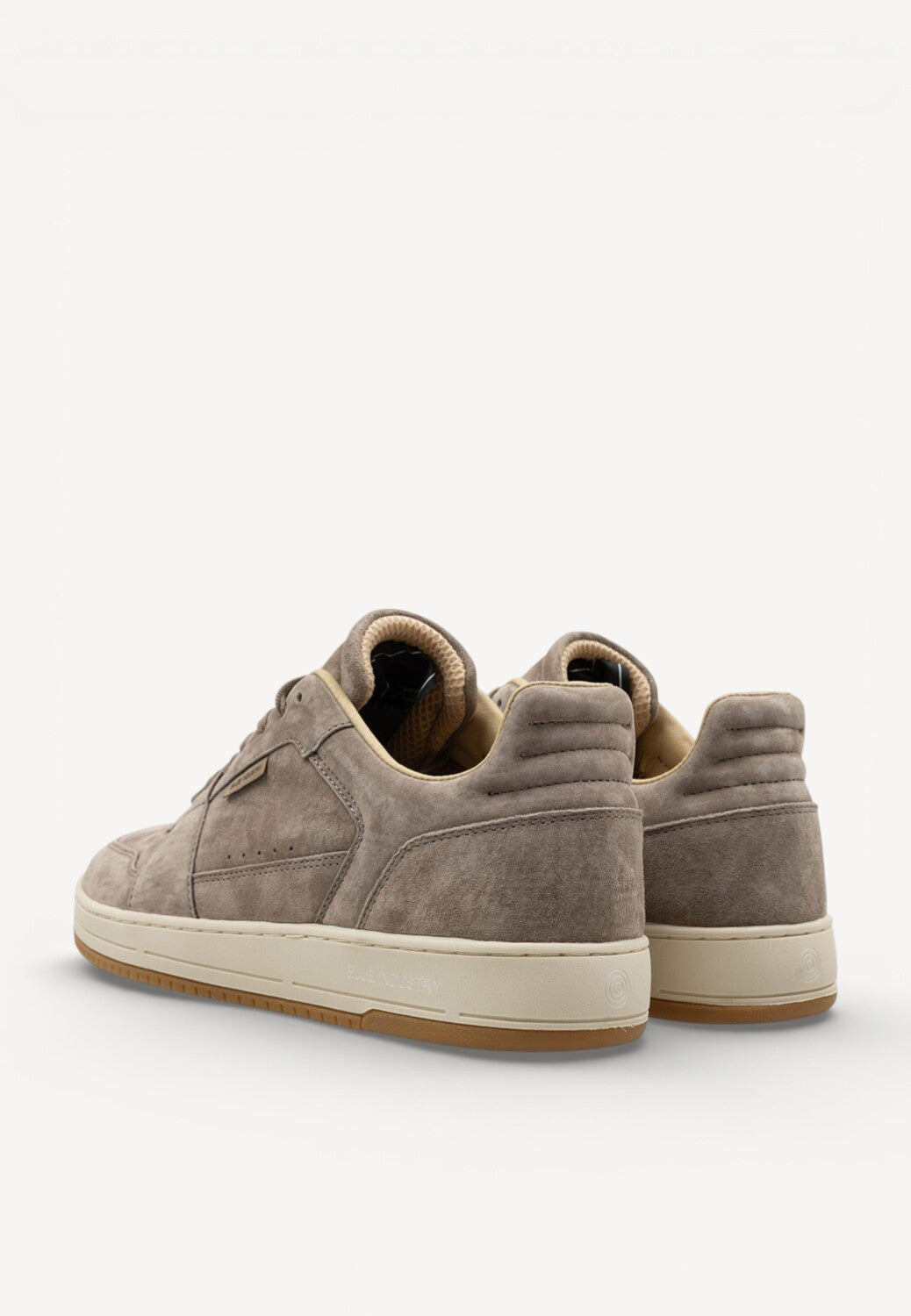 Heren veterschoenen-Beige suède/nubuck
