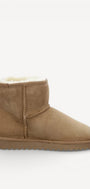 DAMES BOOTS+KORT LAARS-Bruin suède