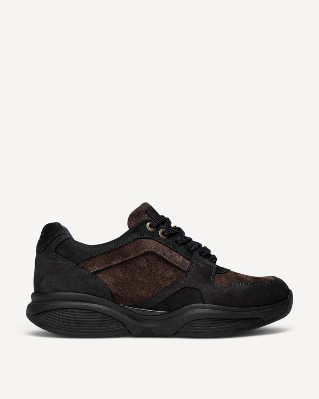 Heren veterschoenen-Blauw combi kleur