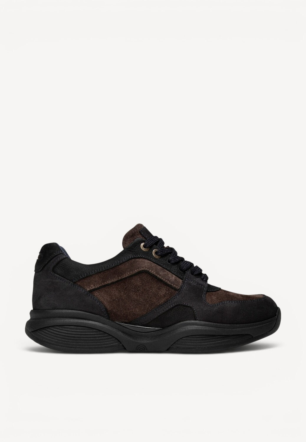 Heren veterschoenen-Blauw combi kleur