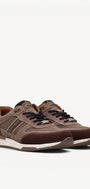 Heren veterschoenen-Beige suède/nubuck