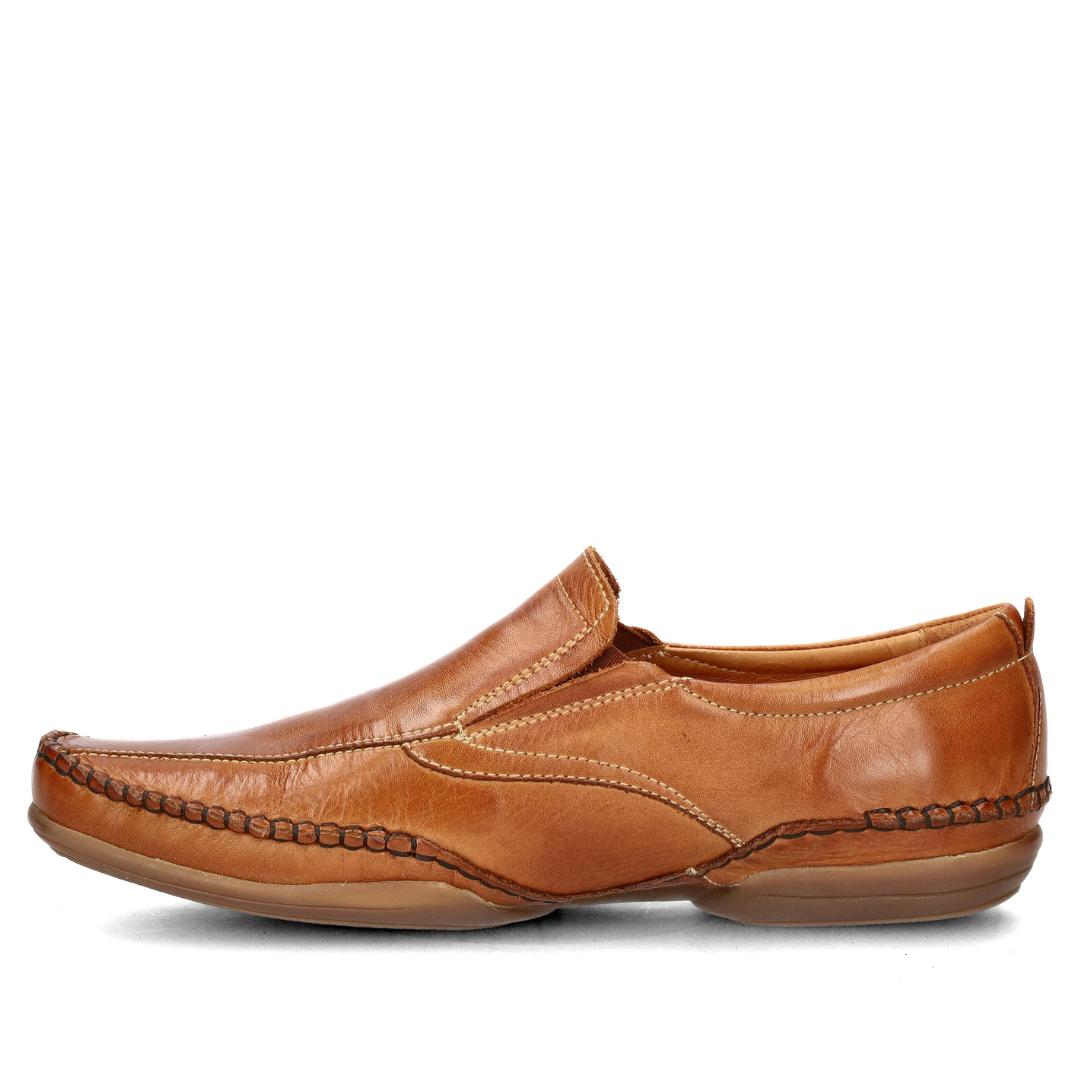 Heren instapper-Bruin leer