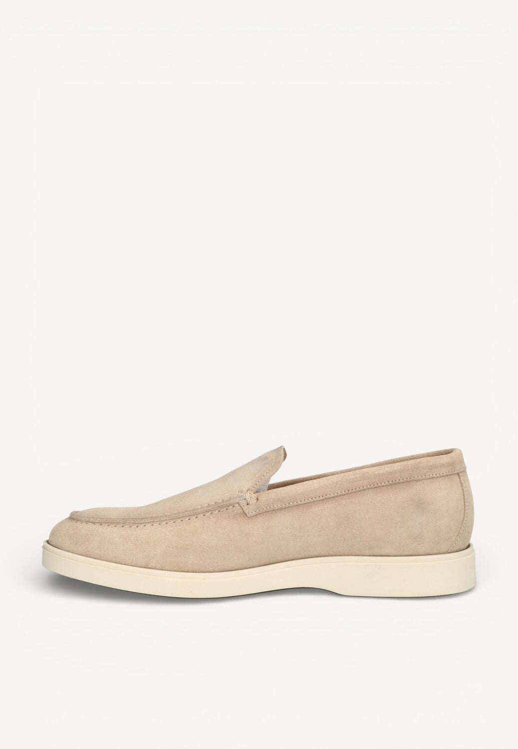 Heren instapper-Beige suède/nubuck