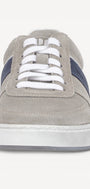 Heren veterschoenen-Beige suède/nubuck