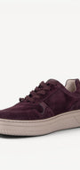 DAMES SPORTIEVE VETERSCHO-Rood suède/nubuck