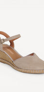 MUIL +SLINGBACK-Beige suède/nubuck