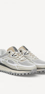 Heren veterschoenen-Beige combi kleur