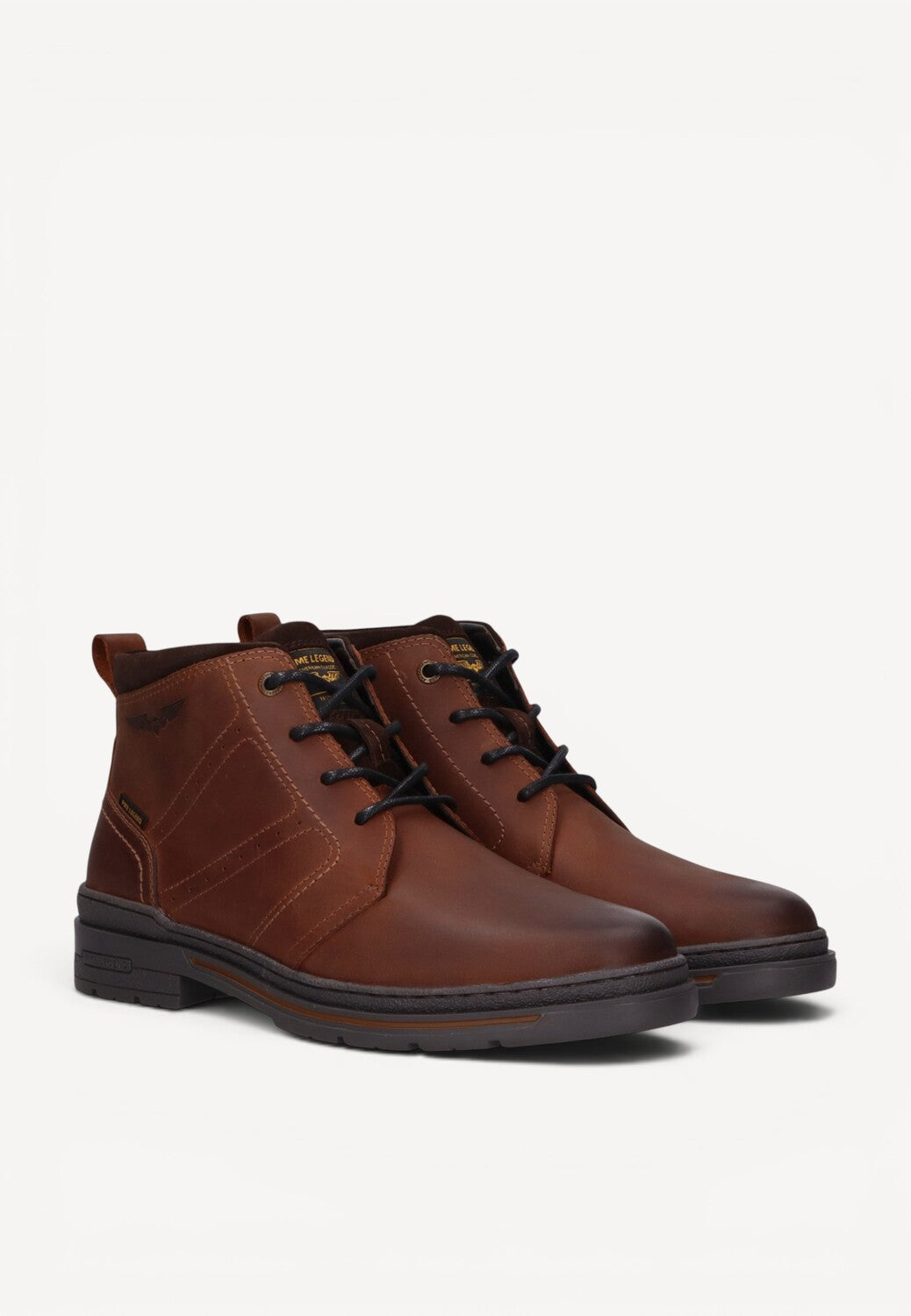 Heren boots-Bruin leer