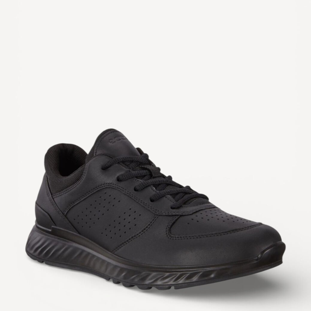 Heren veterschoenen-Zwart leer