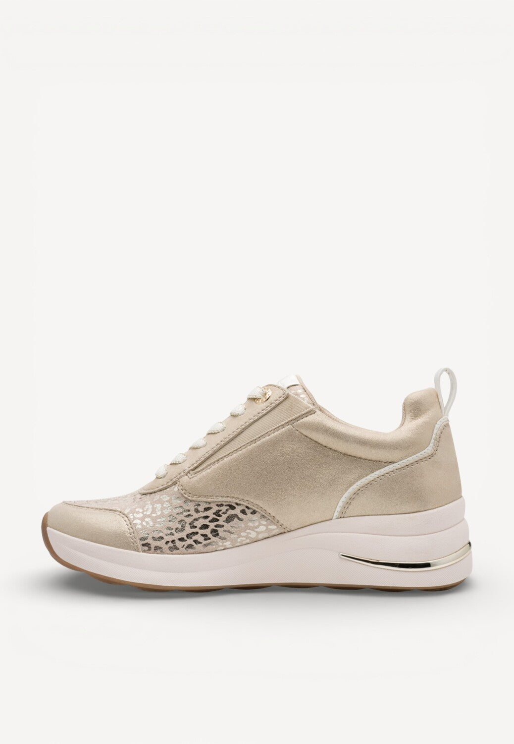 DAMES SPORTIEVE VETERSCHO-Beige suède/nubuck