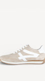 DAMES SPORTIEVE VETERSCHO-Beige suède/nubuck