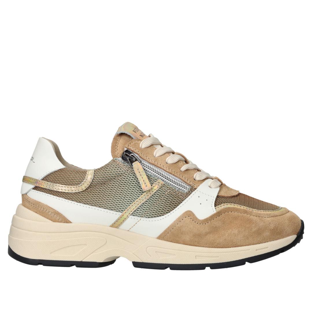 DAMES SPORTIEVE VETERSCHO-Beige suède/nubuck