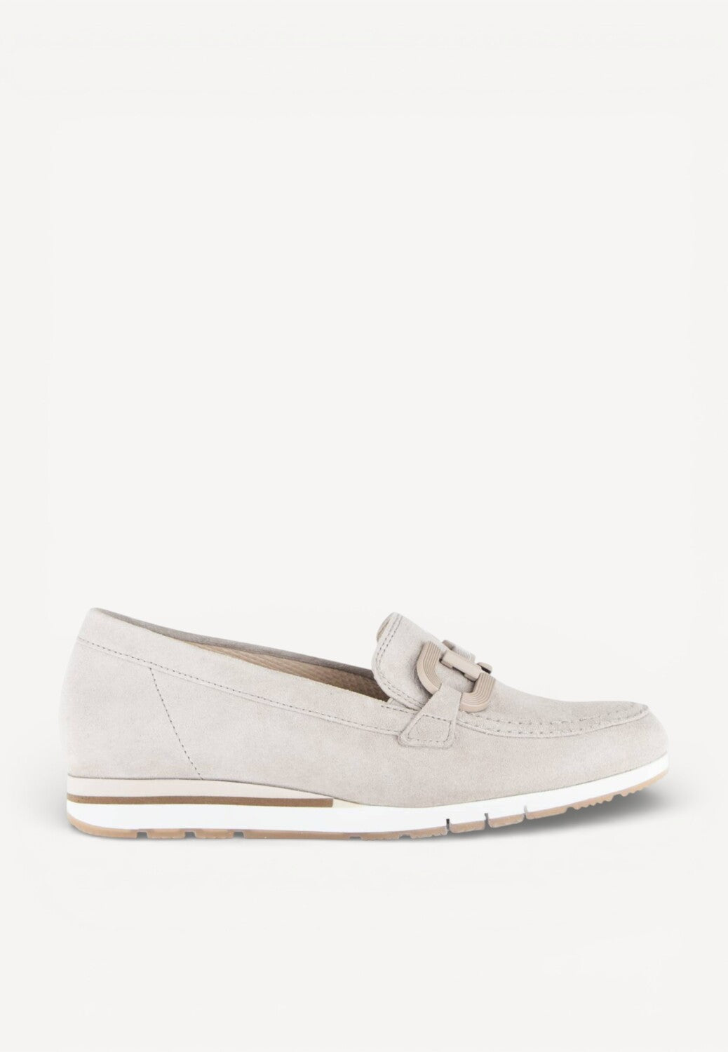 DAMES INSTAPSCHOENEN-Beige suède/nubuck