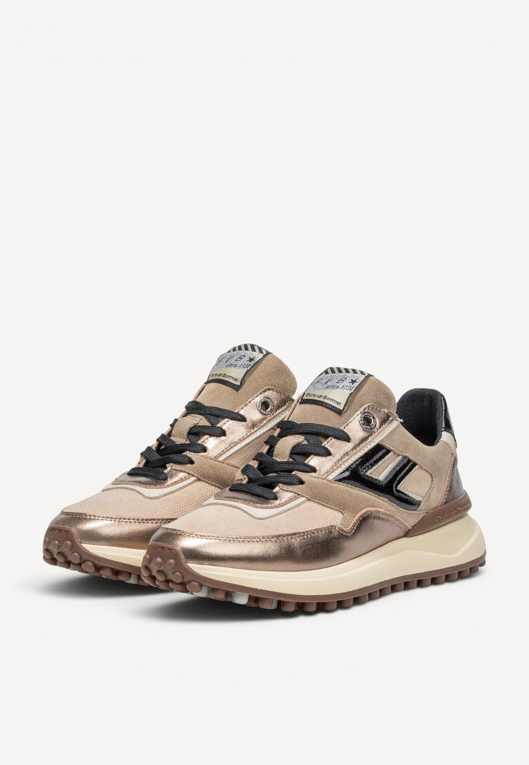 DAMES SPORTIEVE VETERSCHO-Brons combi kleur
