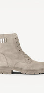 DAMES BOOTS+KORT LAARS-Beige suède/nubuck