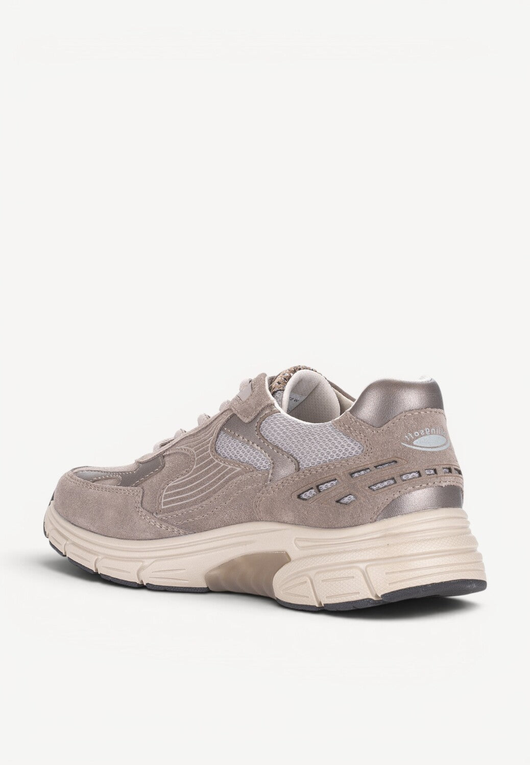 DAMES SPORTIEVE VETERSCHO-Beige suède/nubuck