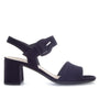 DAMES OPEN SCHOENEN-Blauw suède/nubuck