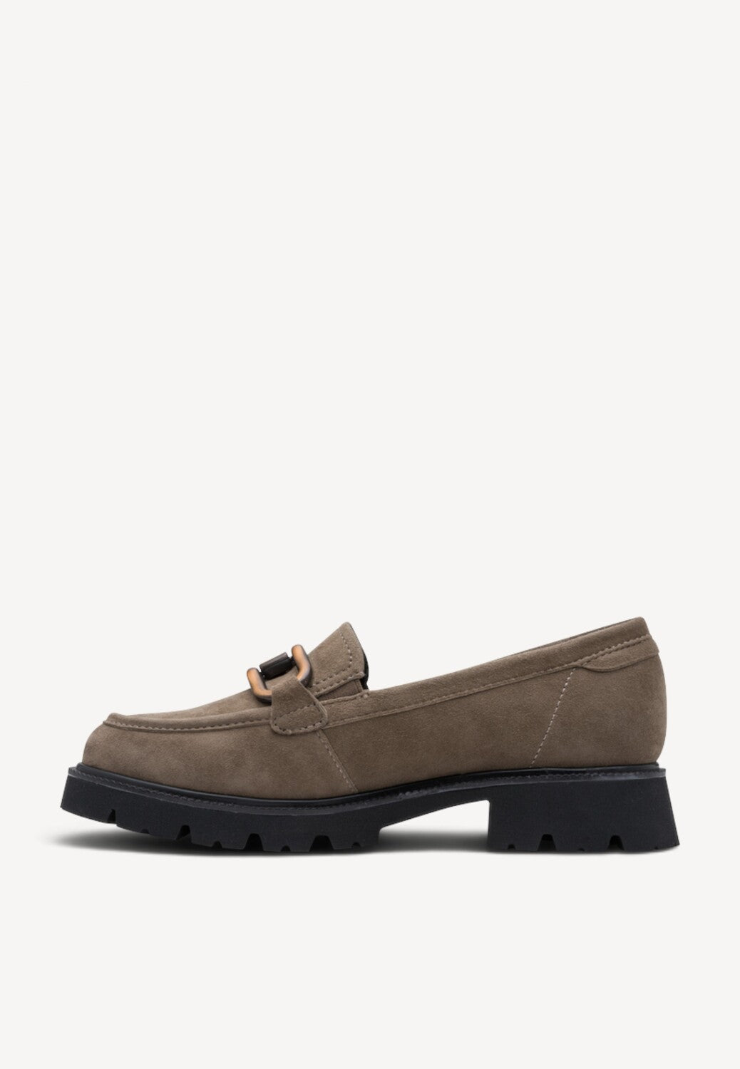 DAMES INSTAPSCHOENEN-Beige suède/nubuck