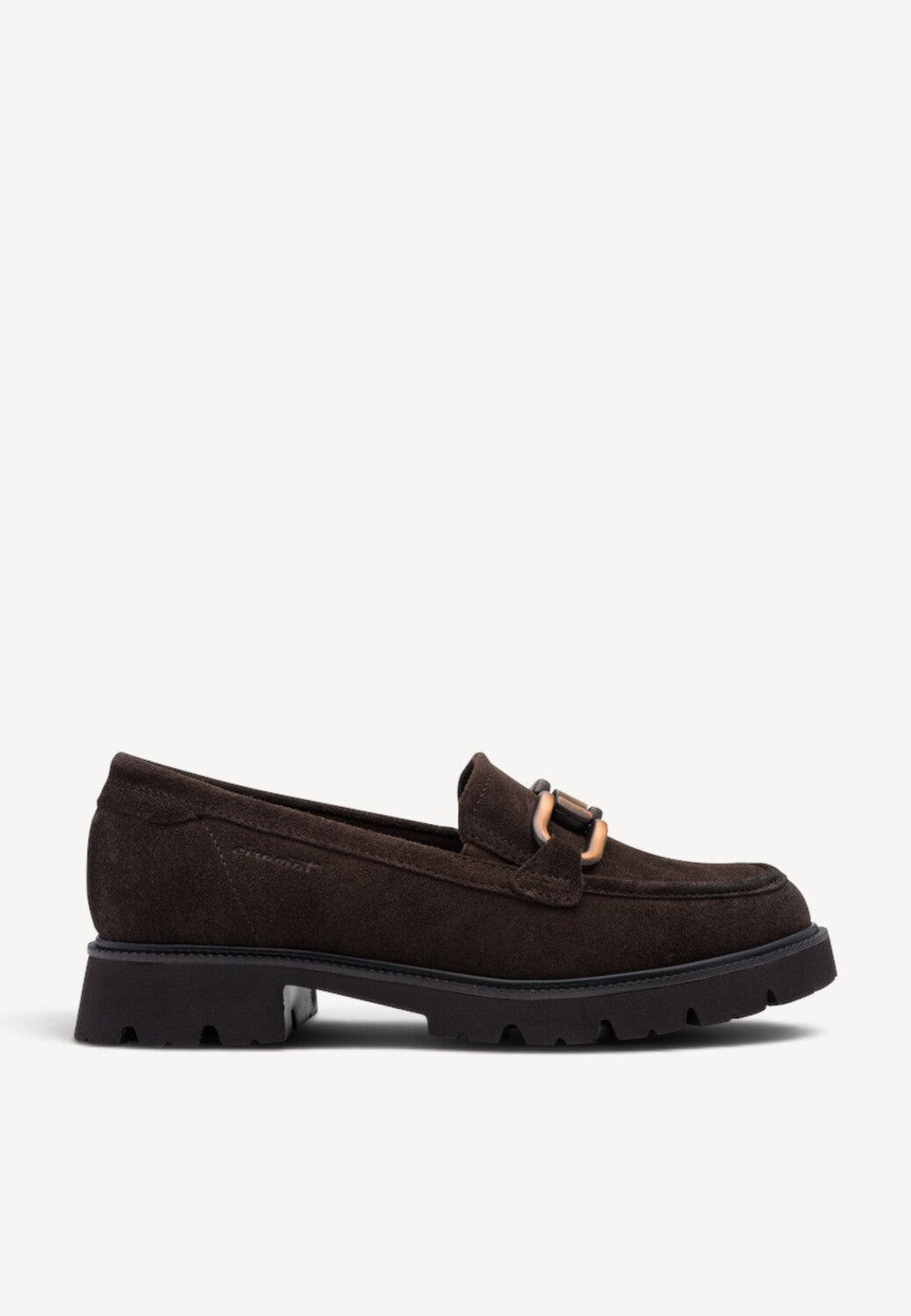 DAMES INSTAPSCHOENEN-Bruin suède
