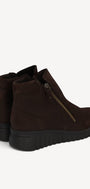 DAMES BOOTS+KORT LAARS-Bordeaux