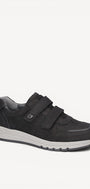 Heren veterschoenen-Zwart suède