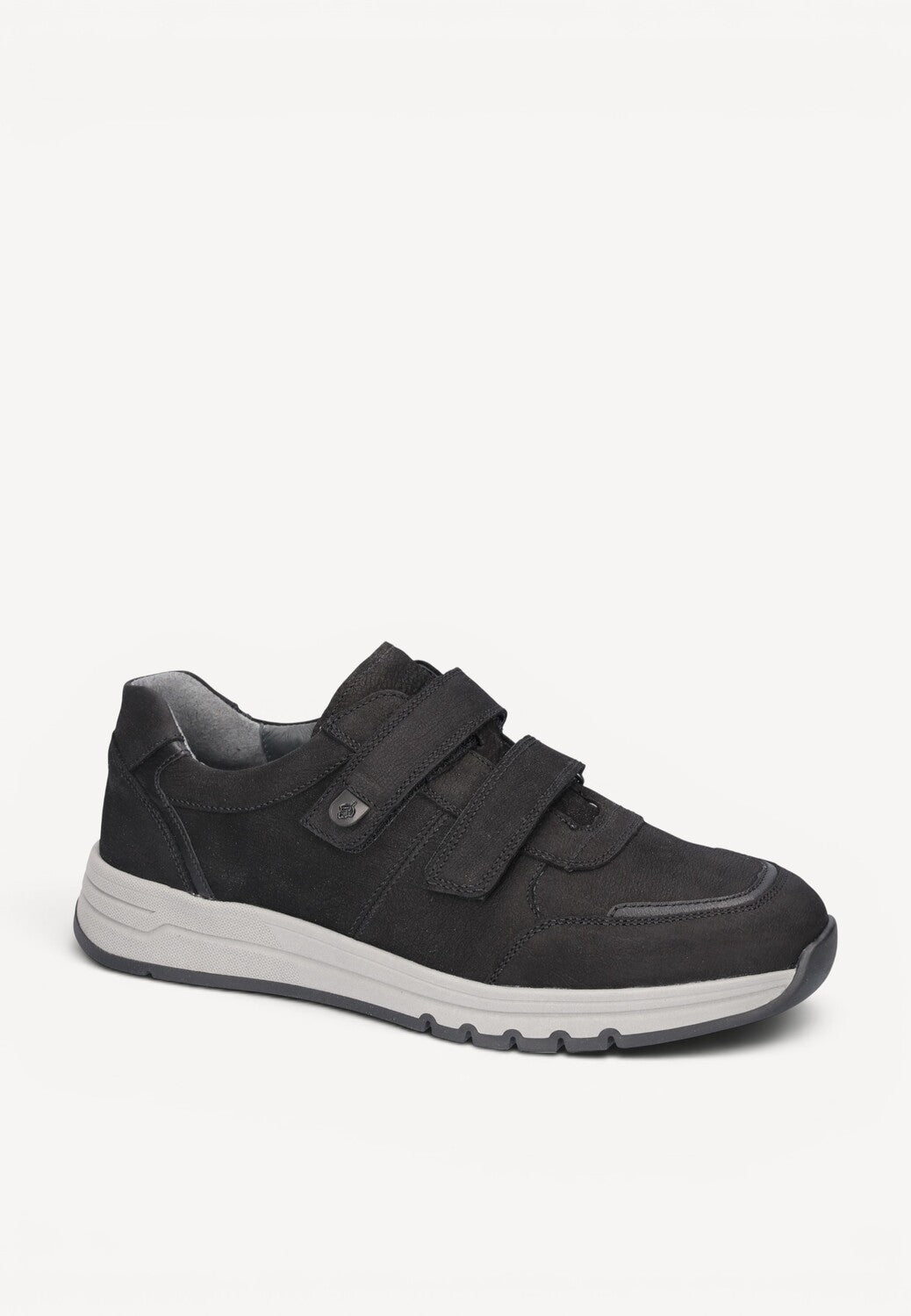 Heren veterschoenen-Zwart suède