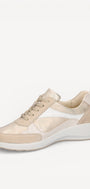 DAMES SPORTIEVE VETERSCHO-Beige suède/nubuck