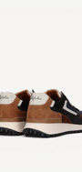 Heren veterschoenen-Bruin suède