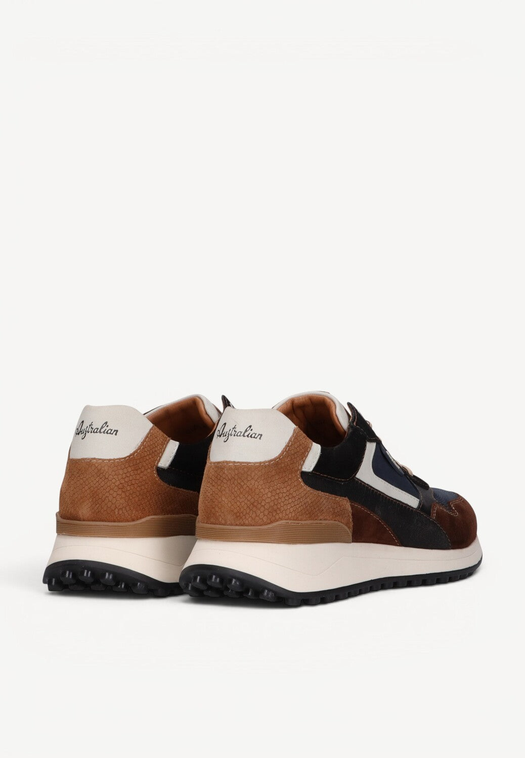 Heren veterschoenen-Bruin suède