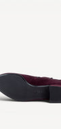 DAMES BOOTS+KORT LAARS-Rood suède/nubuck