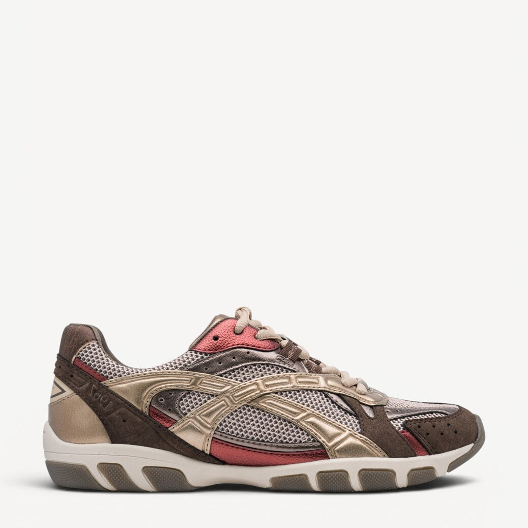 DAMES SPORTIEVE VETERSCHO-Brons combi kleur