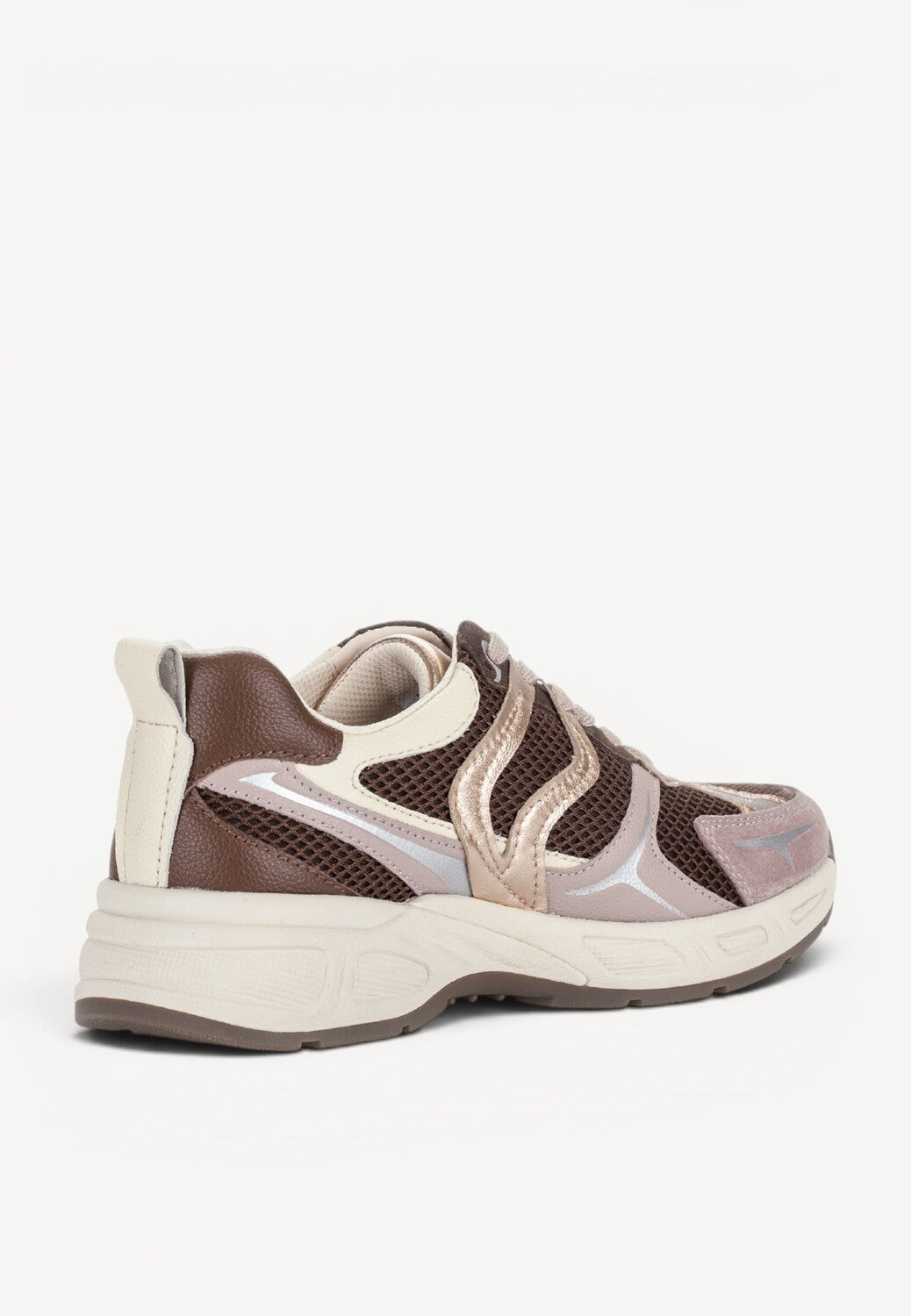 DAMES SPORTIEVE VETERSCHO-Beige combi kleur