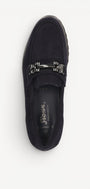 DAMES INSTAPSCHOENEN-Blauw suède/nubuck