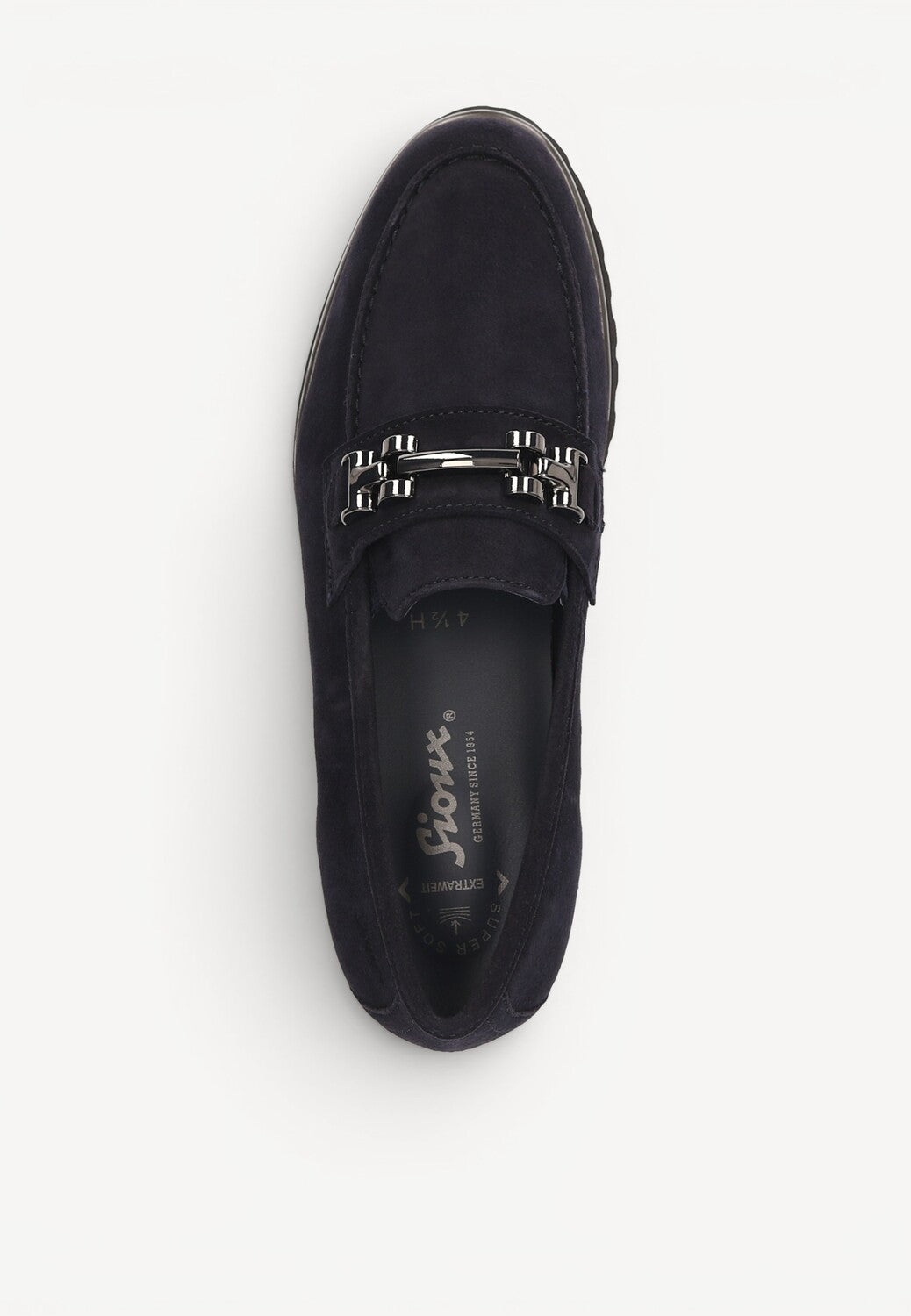 DAMES INSTAPSCHOENEN-Blauw suède/nubuck