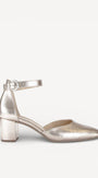 BALLERINAS + PUMPS-Goud leer