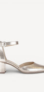 BALLERINAS + PUMPS-Goud leer