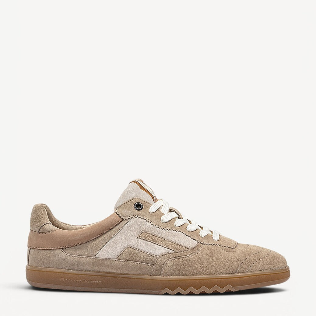 Heren veterschoenen-Bruin suède