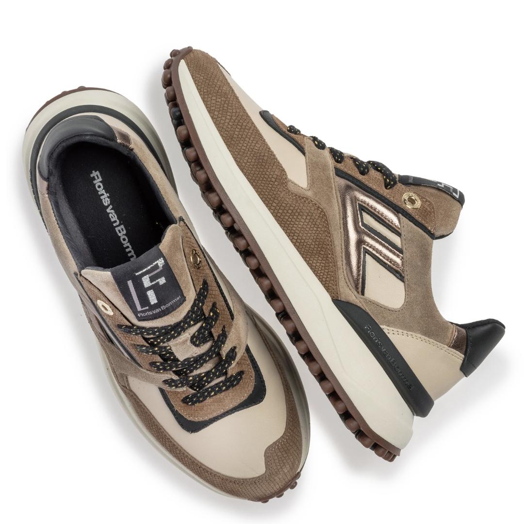 DAMES SPORTIEVE VETERSCHO-Beige combi kleur