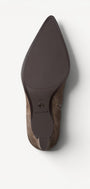 DAMESLAARS LANG/HALFHOOG-Beige suède/nubuck