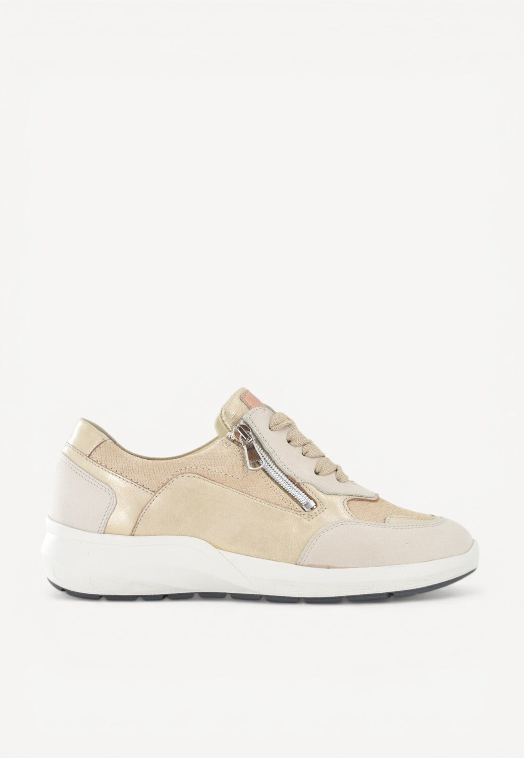 DAMES SPORTIEVE VETERSCHO-Beige suède/nubuck