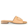DAMES OPEN SCHOENEN-Bruin leer