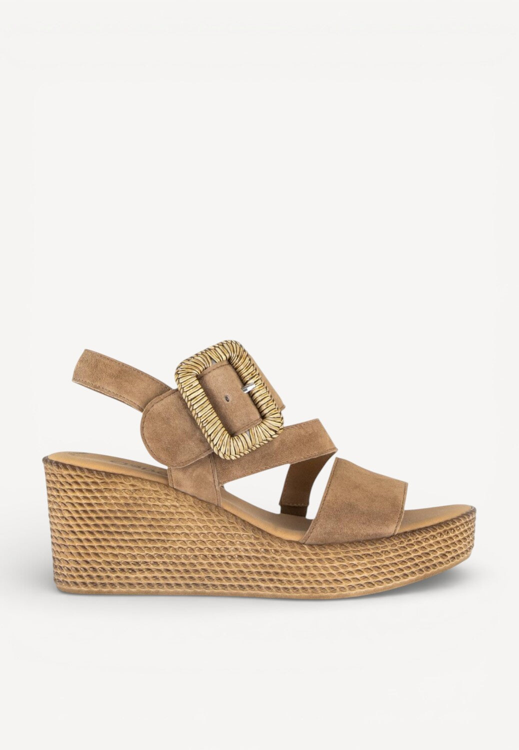 DAMES OPEN SCHOENEN-Bruin suède